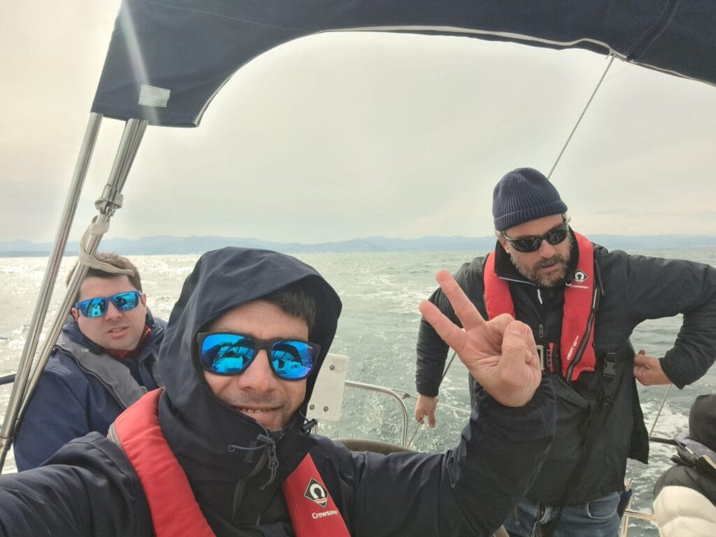 Con alumnos en prácticas